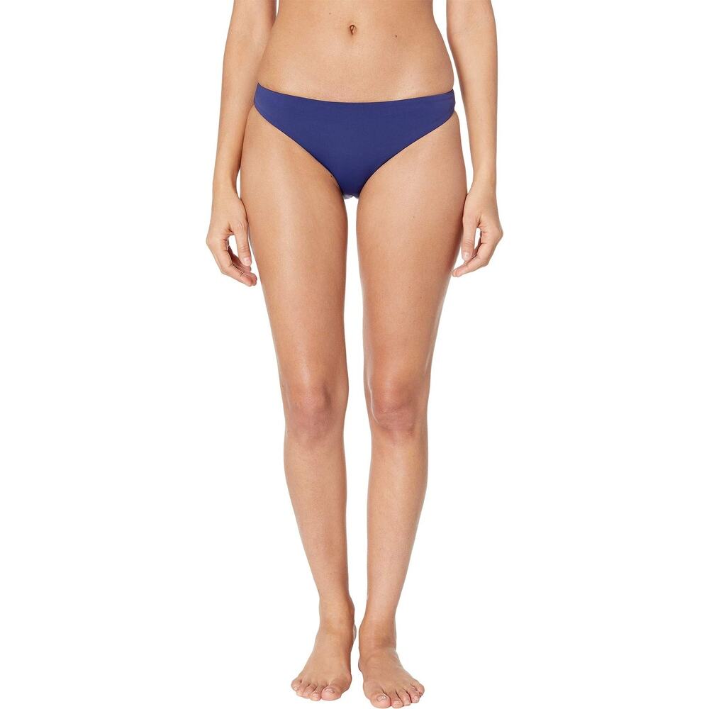 Bikini Lab Core Solids Cinched Back Hipster Pant Bikini Bottom Blue Size S